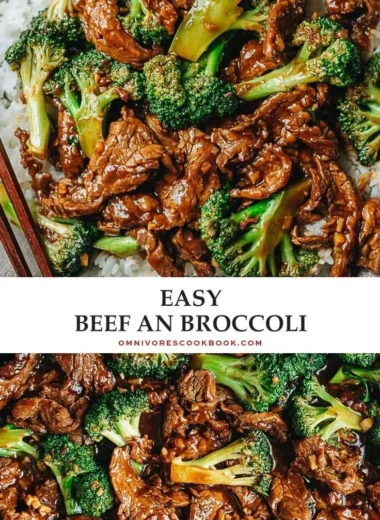 Beef and Broccoli stir-fry served on a plate with steamed rice