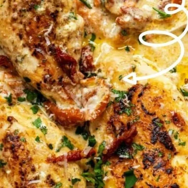 Delicious Crock Pot Marry Me Chicken served with creamy sauce and herbs