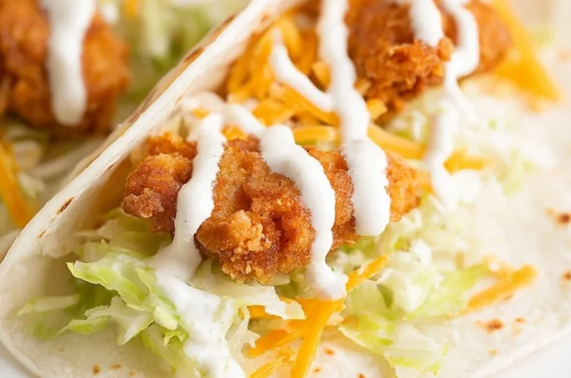 Delicious McDonald's Snack Wrap with chicken and fresh ingredients