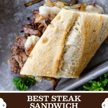 Delicious steak sandwiches with fresh ingredients and savory toppings
