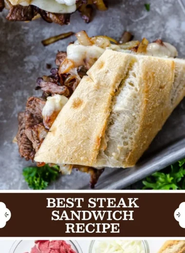 Delicious steak sandwiches with fresh ingredients and savory toppings