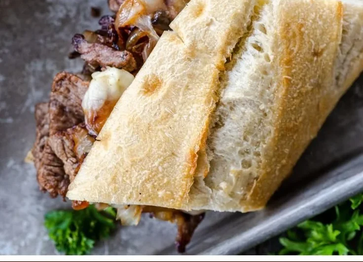 Delicious steak sandwiches with fresh ingredients and savory toppings