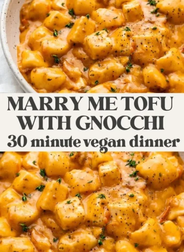 Vegan Marry Me Tofu dish, a tasty plant-based meal option.