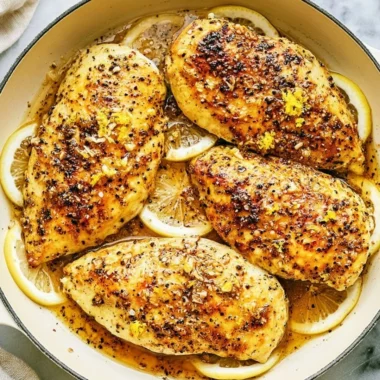 Delicious Lemon Pepper Chicken Dinner served with sides.