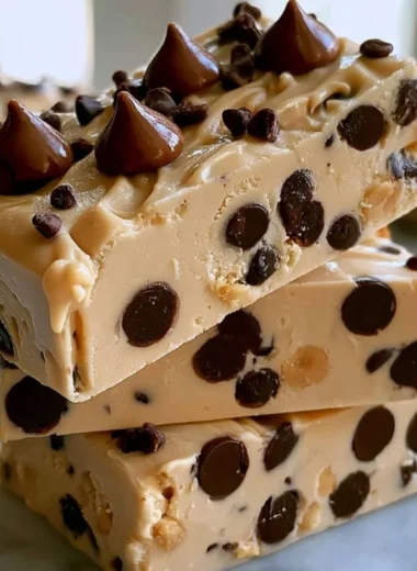 Delicious peanut butter frozen yogurt bars served on a platter.