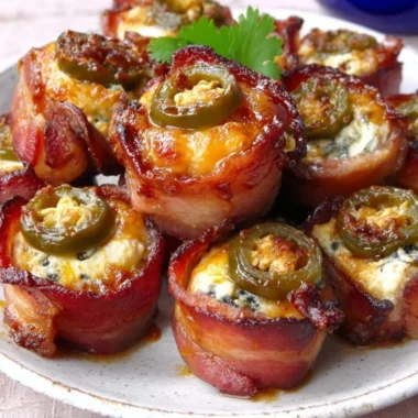 Delicious Pig Shots appetizer served on a platter with BBQ sauce.