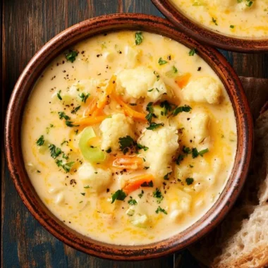 Assorted bowls of popular soup garnished with fresh herbs and spices.