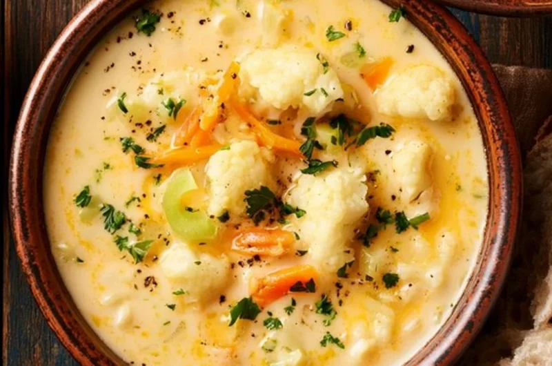 Assorted bowls of popular soup garnished with fresh herbs and spices.