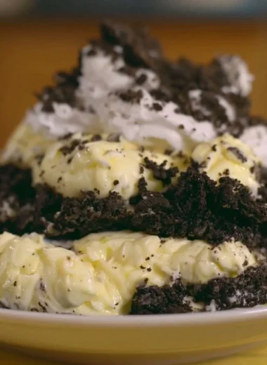 Delicious dirt pudding dessert as a fun treat for kids