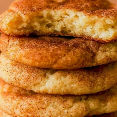 Freshly baked Snickerdoodle Cookies sprinkled with cinnamon sugar