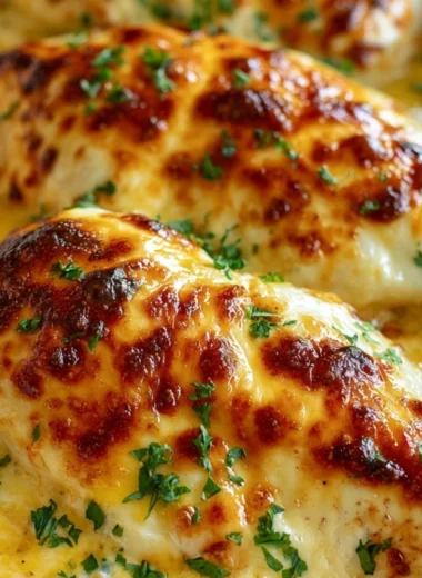 Delicious melt in your mouth chicken served with a side of vegetables
